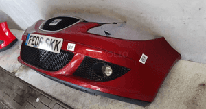 Zderzak przód przedni do seat altea halogeny bordo bordowa LS3X 3