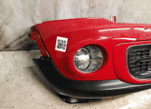 Zderzak przód przedni mini cooper one R55 R56 R57 R58 R59 lift fl halogeny czerwony 6
