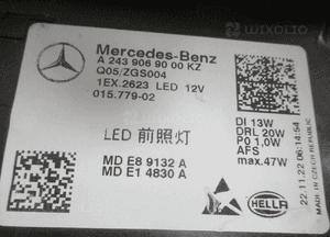 Lampa przednia przód prawa mercedes eqb full led A2439069000 25
