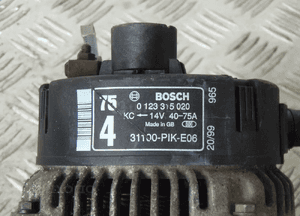ALTERNATOR HONDA CIVIC VI 1.4 0123315020 31100PIKE04 4