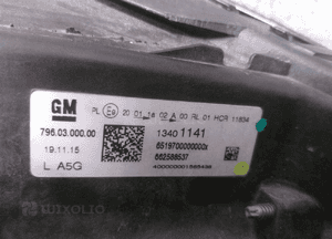 Lampa przód lewa opel astra k v 5 soczewka led 13401141 5