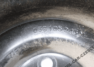 Kolo pasowe vw audi 2.0 tdi cff 038105243M radom 2