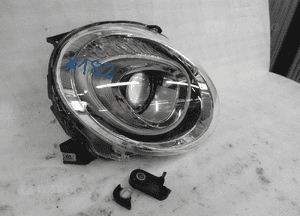 Fiat 500 lift soczewka lampa przednia prawa 3