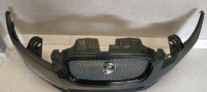 Jaguar xf X250 lift zderzak przód przedni czarny-chrom grill znaczek kratki 4XPDC płyta osłona kompletny 12