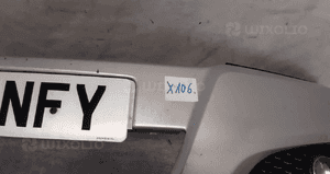 Zderzak przód przedni do opel astra h 3 iii lift fl halogeny Z157 srebrny 2