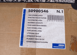 Półka wysuwana boczna fiat doblo i 50900546 nowa oryginał 2