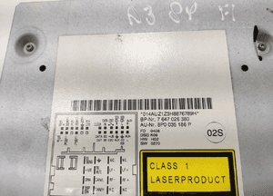 FABRYCZNE RADIO CD AUDI A3 8P 8P0035186P 2005-2008 LIFT 8
