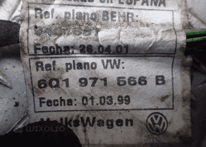 Vw audi wiązka nagrzewnicy 6Q1971566B radom 3