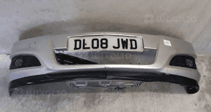 Zderzak przód przedni do opel astra h 3 iii lift Z176 srebrny halogeny 1