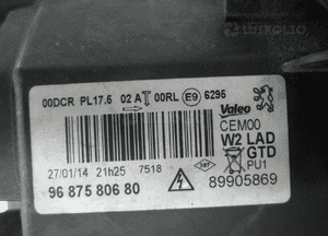 Peugeot 508 bi xenon lampa przednia lewa 7