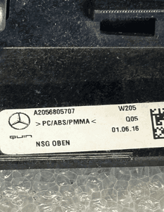 Panel tunel srodkowy konsola mercedes W205 org fv 8