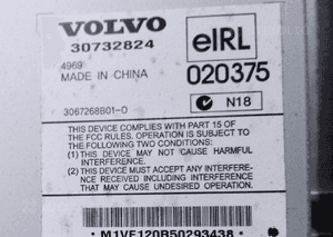 Volvo V50 S40 C30 wzmacniacz tuner 30732486 307732824 31210110 30732824 4
