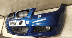 ZDERZAK PRZÓD BMW E90 E91 M PAKIET M POWER HALOGENY KOLOR LeMans Blue 3