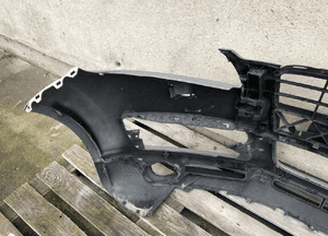 Zderzak przód przedni audi Q7 i 1 4L0 2006-  spoiler dół oryginał cały 5