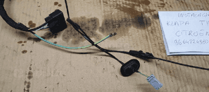 Instalacja wiązka elektryczna klapy bagażnika Citroen C3 I 9664724980 2