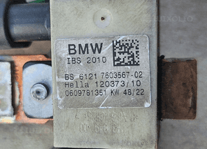 BMW E60 E61 klema bezpiecznik akumulatora 7603567 3