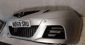 Zderzak przód przedni do mazda 5 v lift fl srebrny 22V 2