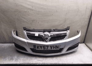 Zderzak przód przedni opel vectra c lift fl Z157 srebrny 1