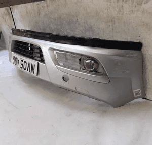 Zderzak przód przedni do opel astra h Z157 srebrny halogeny 4