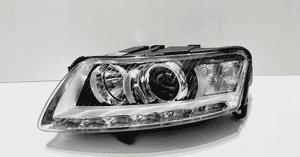 Reflektor lewy xenon audi A6 C6 lift led europa 1