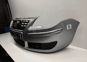 } :ZDERZAK PRZÓD PRZEDNI VW VOLKSWAGEN POLO 9N3 LIFT FL LA7W SREBRNY 3
