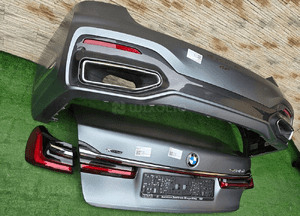 Zderzak tył klapa tył lampy tylne bmw 7 G11 G12 m pakiet X1D lci 3