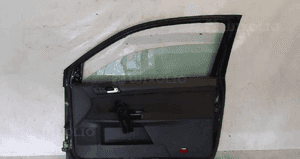 Drzwi przód przednie prawe vw volkswagen polo 9N3 lift fl LC9Z czarne 3D 3 drzwi hb 4