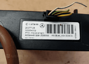 Nagrzewnica elektryczna grzałka Mercedes Vito 639 A6394461229 5