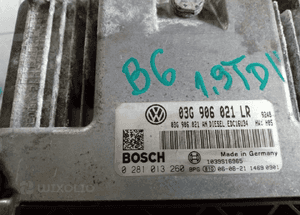 VW Passat B6 Golf Touran  Audi A3 1.9 TDI komputer sterownik silnika 03G906021  MM  KH 03G906016 CD 2