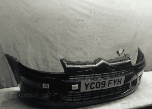 Zderzak przód przedni citroen C4 lift fl exl exld czarny halogeny 3