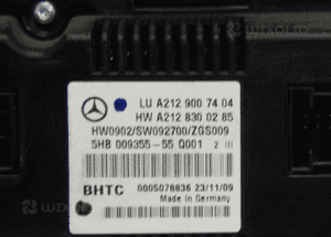 Mercedes e W212 panel klimatyzacji 5