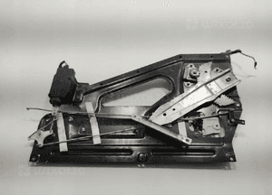 Podnośnik mechanizm szyby lewy tył tylny ręczny manualny defender 1999-2014 3