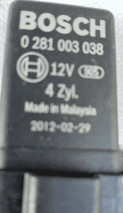 PRZEKAŹNIK ŚWIEC ŻAROWYCH VW AUDI SEAT SKODA 2.0 TDI 0281003038 3