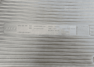 Dywaniki gumowe Audi A6 4F0061511 tył 8