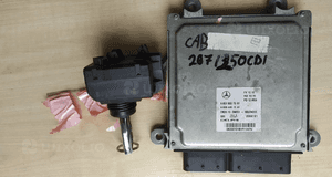 MERCEDES E 212 E 207 C 204 komputer OM 651 stacyjka klucz A 6519007500 sterownik 1