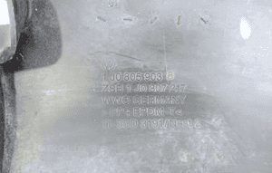 Dokładka spoiler zderzaka przód volkswagen golf iv 1J0805903B 12