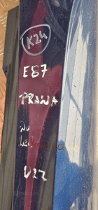 Bmw E87LISTWA progowa próg prawy prawa 12