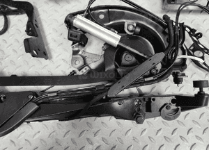 Vw eos siłowniki dachu zawiasy mechanizm 1Q0825349D 1Q0825350D lewy prawy 2
