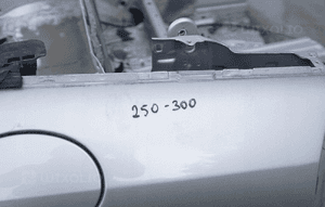 Cwiartka błotnik prawy lewy mercedes sl R230 kolor 744 4