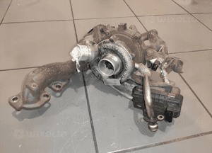 Jaguar xf X250 3.0D turbosprężarka nastawnik turbina kpl oryginał zdrowa 1