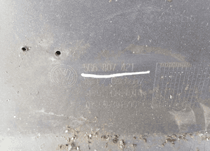 Zderzak tył Vw Golf 7 VII Lift 5G6807421 10