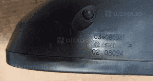 Lusterko prawe 8 pin peugeot 308 ezrc 4