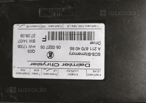 MERCEDES ml 164 r 251 e 211 cls 219 slk 171 moduł  sterownik foteli fotela grzania kanapy 8