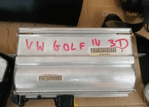 Zaślepka konsoli poduszki pasy AIRBAG zestaw naprawczy VW Golf IV 4 14