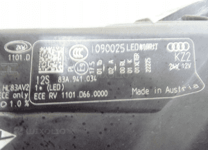 Lampa przód przednia prawa audi Q3 full led 83A941034 83A 6