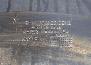 MERCEDES r 251 osłona koła zapasowego podwozia płyta 4