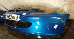 Zderzak przód przedni do peugeot 307 kmf niebieski 2