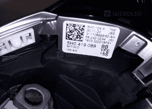 VW GOLF VIII 8 TOUAREG CR7 III 760 ARTEON TIGUAN AD1 5NA R-LINE KIEROWNICA MULTIFUNKCYJNA ŁOPATKI NR 3 13