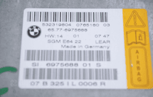 MODUŁ SENSOR AIR BAG 65.77-6975688 BMW 6 E63 E64 2