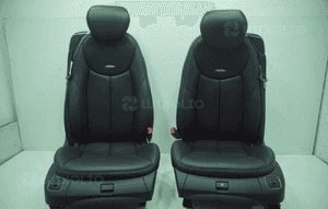 Fotele fotel pasazer kierowca kolor czarny designio mercedes sl R230 1